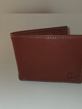 Timberland Brown Leather Bifold Wallet